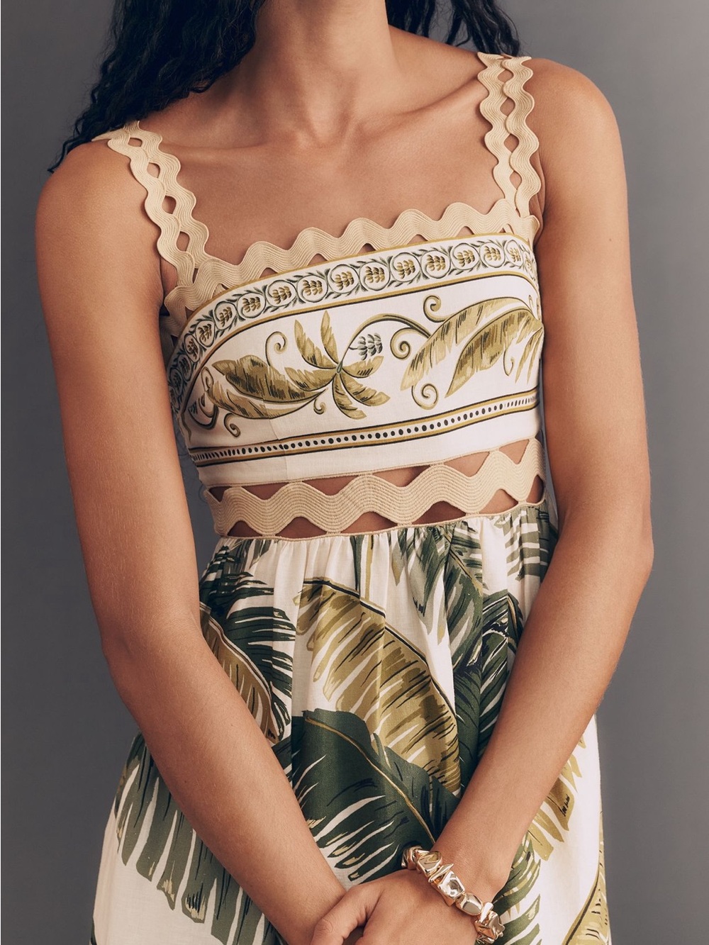 Farm Rio Trancoso Midi Dress - Picture 3 of 6